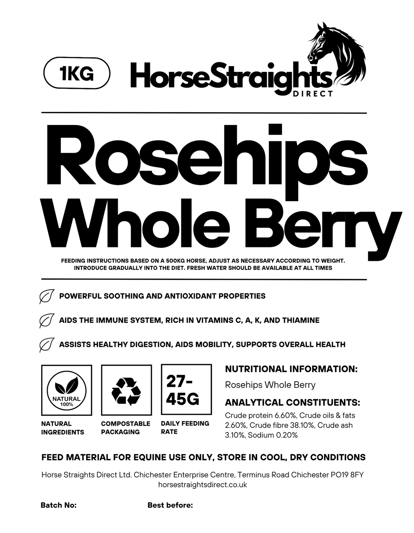 RoseHip Whole Berry