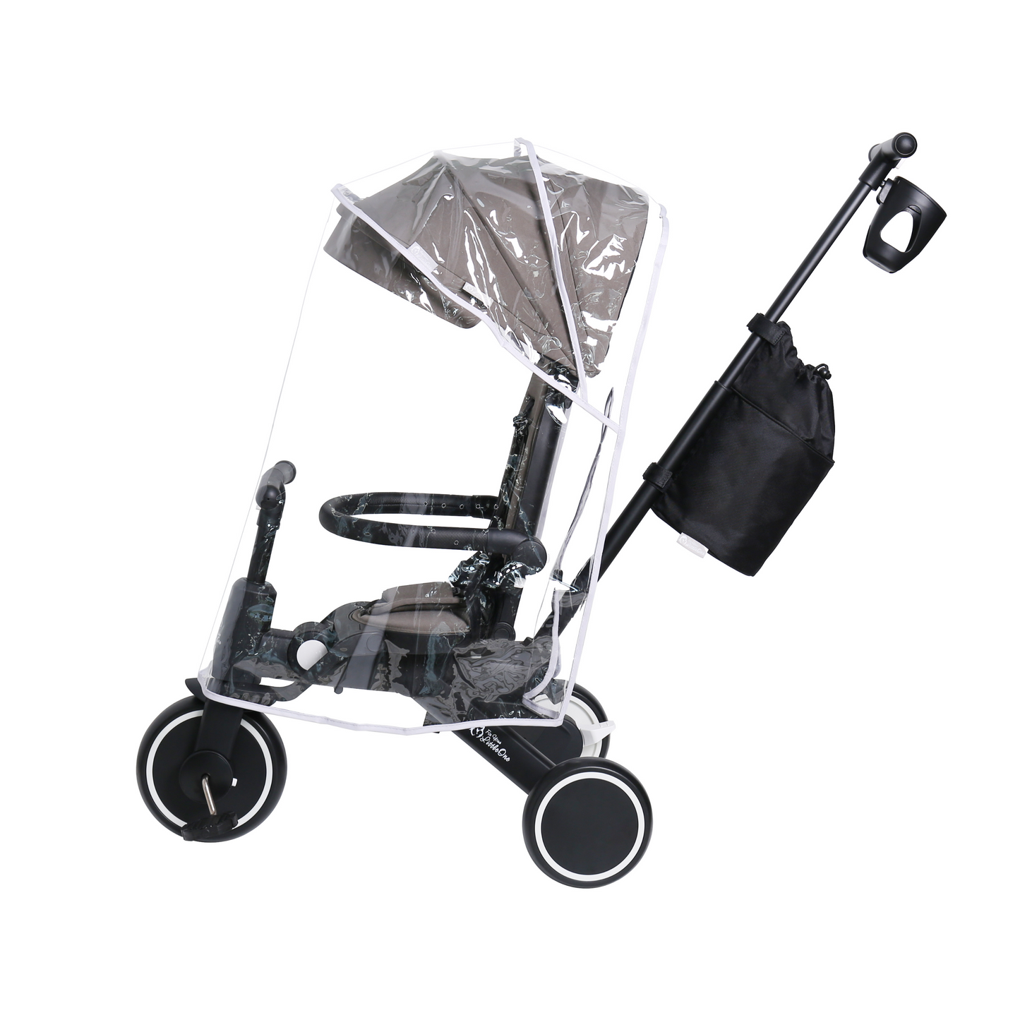 Foryourlittleone Xplor Ultimate 6 in 1 Foldable Trike - Grey Olive (10m-5y)