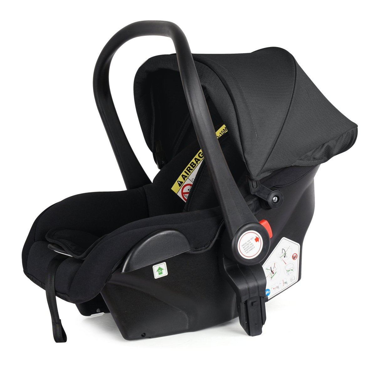 For Your Little One Cruise 3 In 1 Travel System With i-Size Car Seat - Eclipse Black (Free Cupholder / Seat Liner Included!)