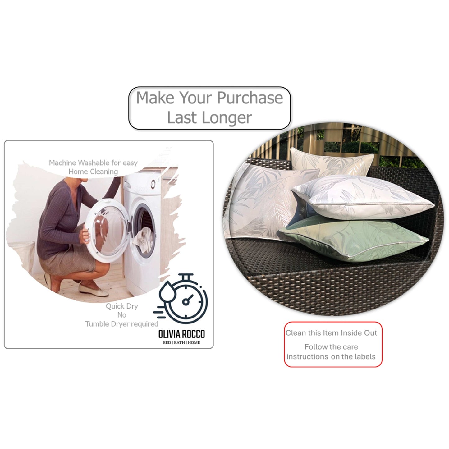 Leaf Sparkle 2 Pack Cushion Covers Leaf White Modern Decorative Throw Pillow Cases for Sofa or Bed by OLIVIA ROCCO