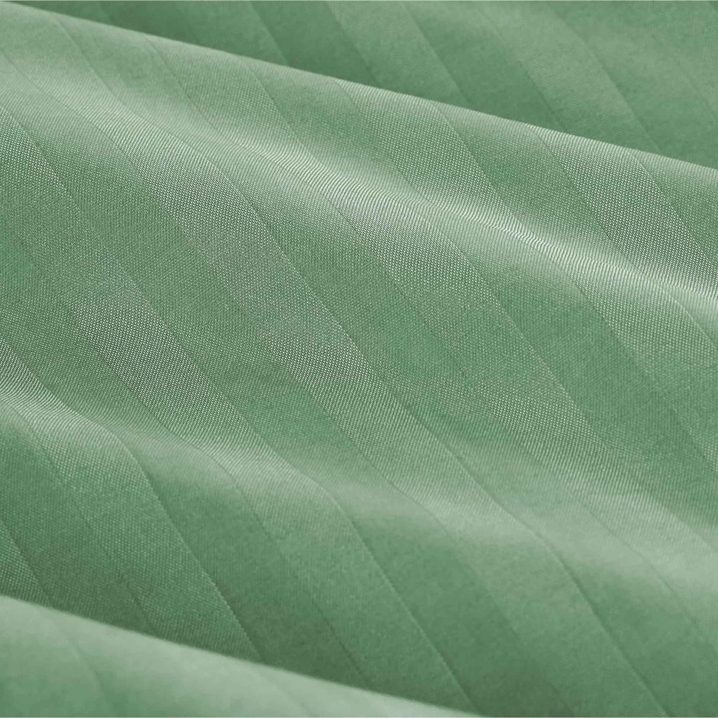 Mayfair Stripe Elegant Reversible Satin Duvet Cover Set with Comforter Multiple Sizes & Colours Luxurious Bedding Collection by OLIVIA ROCCO