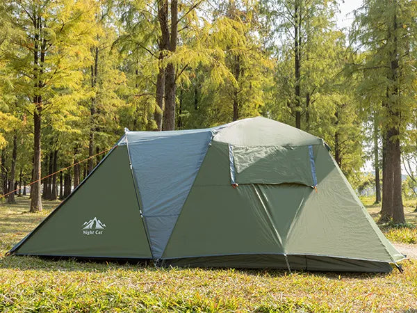 Night Cat 3-Person Pop-Up Cabin Tent with Porch
