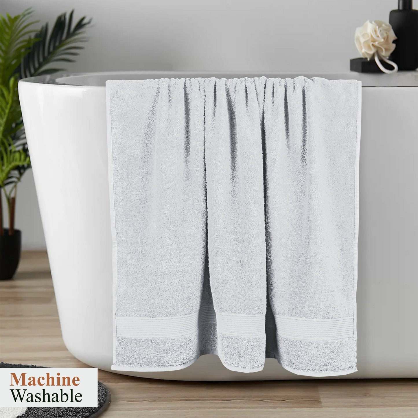 Rhodes Towel White 100% Cotton Hotel Quality Soft Super Absorbent Hand Bath Towels, Sheets & Face Cloths by OLIVIA ROCCO