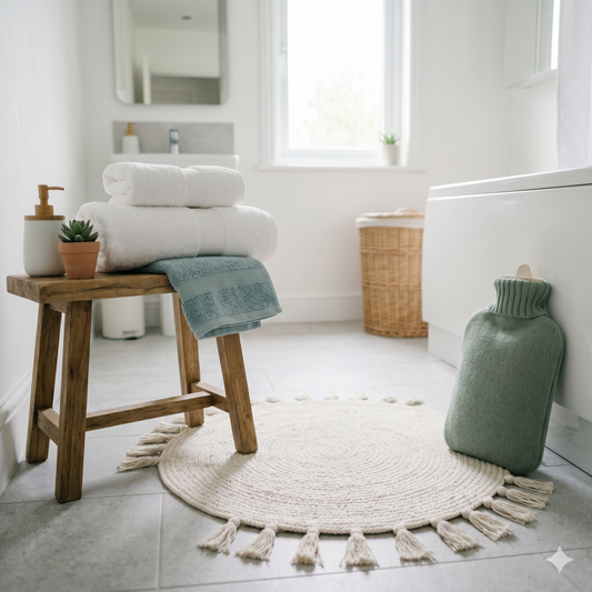 Bathroom Refresh Ideas: Towels, Mats and Cosy Accessories