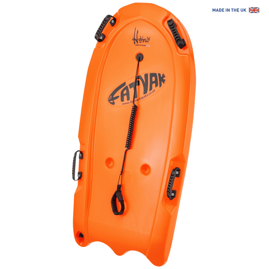 Hönö Bodyboard | Plastic Neutral | Orange | Wave Ready