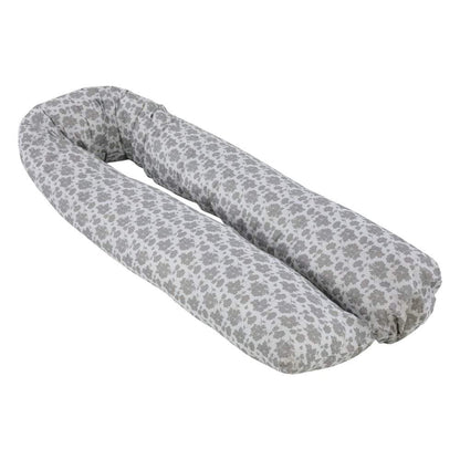 12 Ft Maternity Pillow Case - Grey Floral
