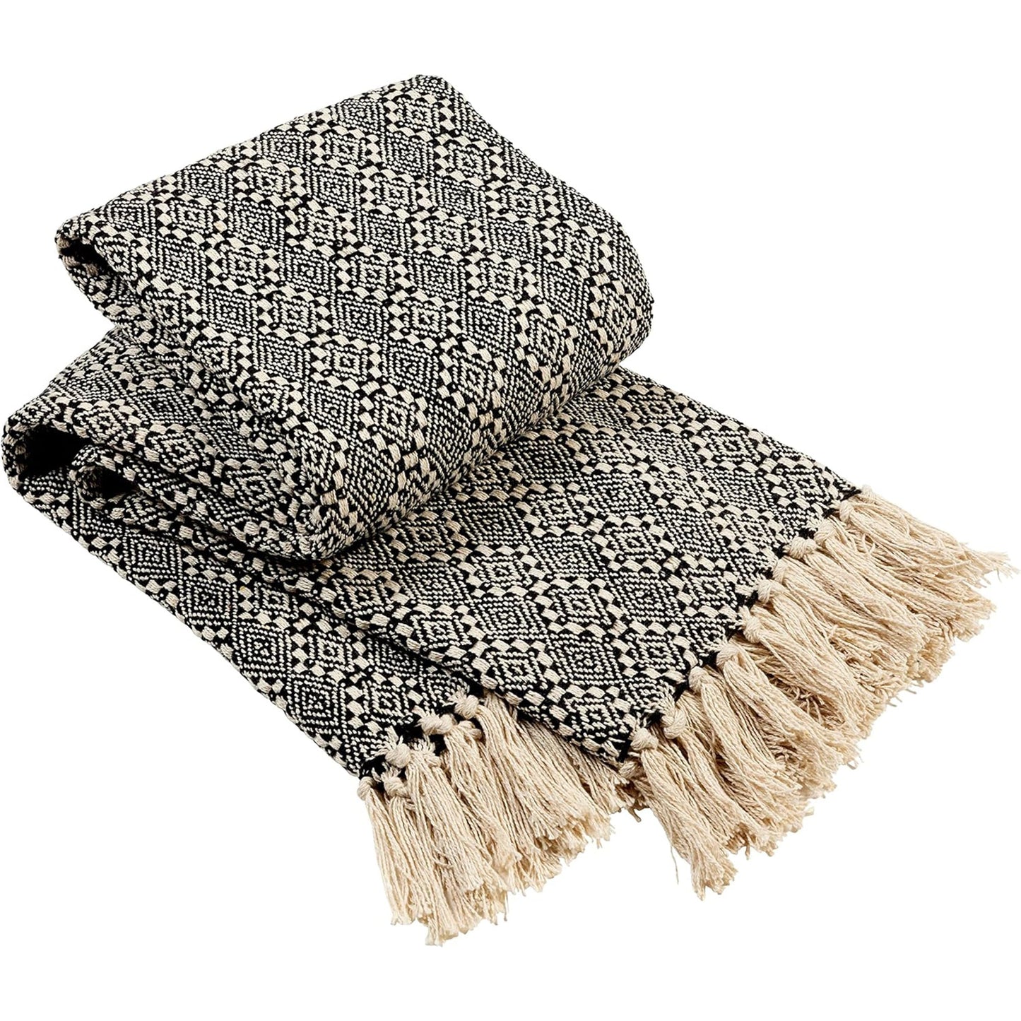 Marrakesh Eco-Friendly Super Soft Cotton Throws Lightweight Sustainable Recycled Cotton for Sofa Bed Chair Calming Colours By OLIVIA ROCCO