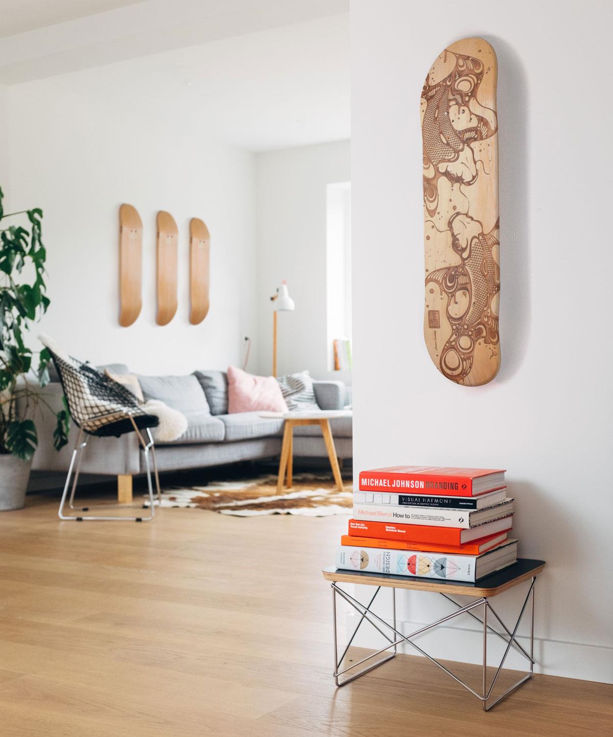 Venom Skateboards ART Deck - UNVARNISHED - 8.0"