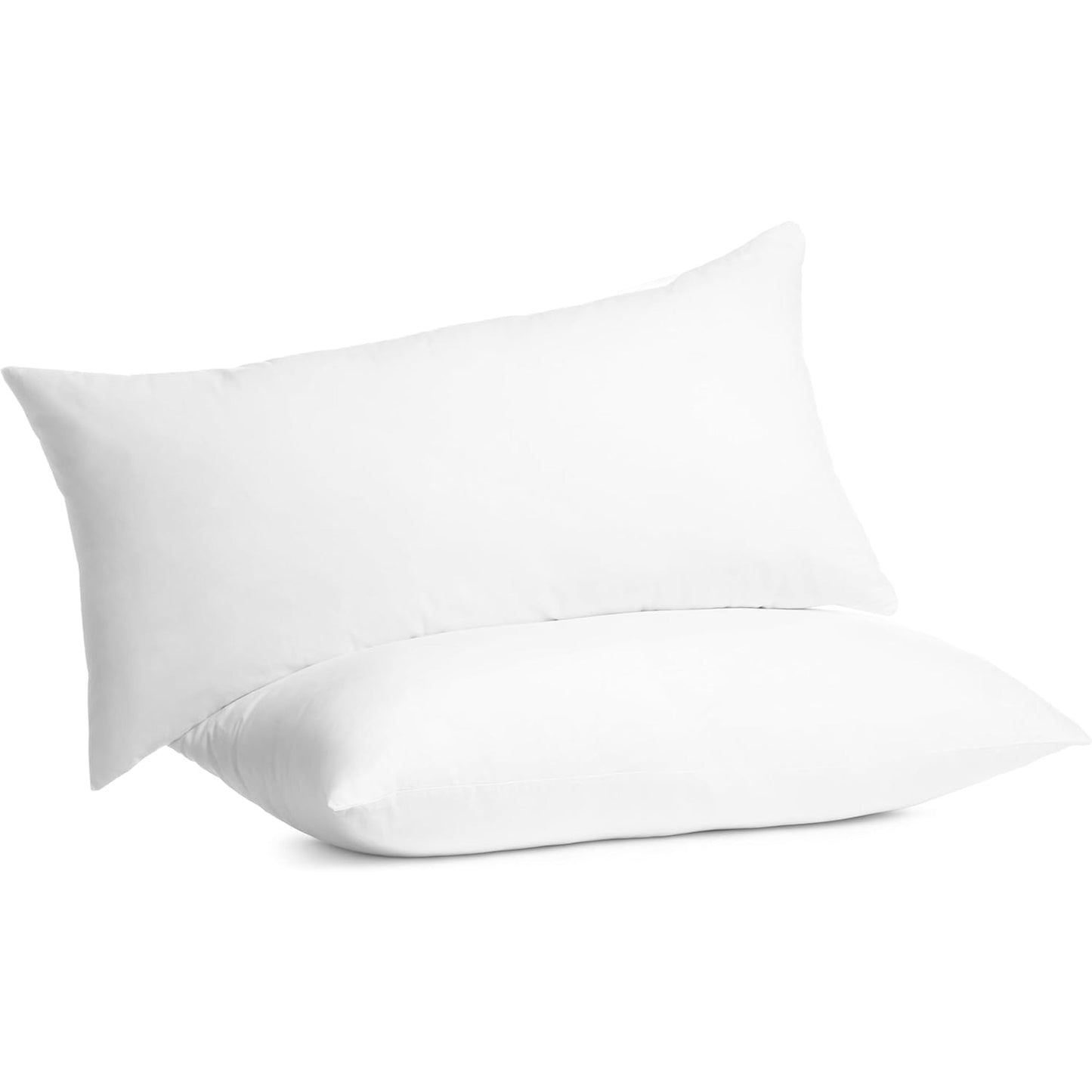 2 Pack Luxury Egyptian Cotton Blend Pillows Hotel Quality Soft Medium Support for Restful Sleep by OLIVIA ROCCO