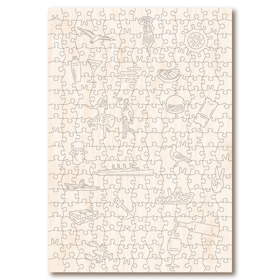 Vintage Poster - Life Aboard Cunard