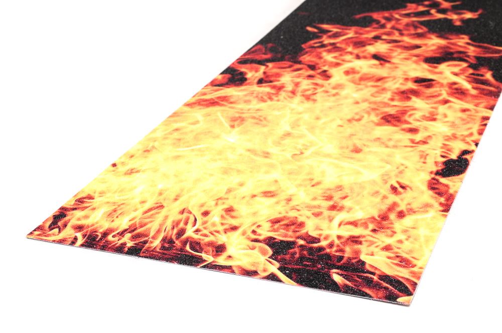 Venom Professional Grade Skateboard Griptape 9" x 33" - Flames