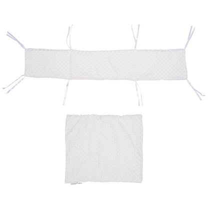 2pc Dimple Crib/Cradle Quilt & Bumper Bedding Set