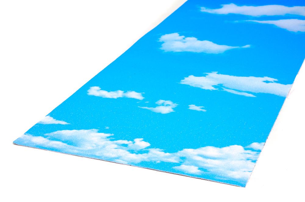 Venom Professional Grade Skateboard Griptape 9" x 33" - Sky & Clouds