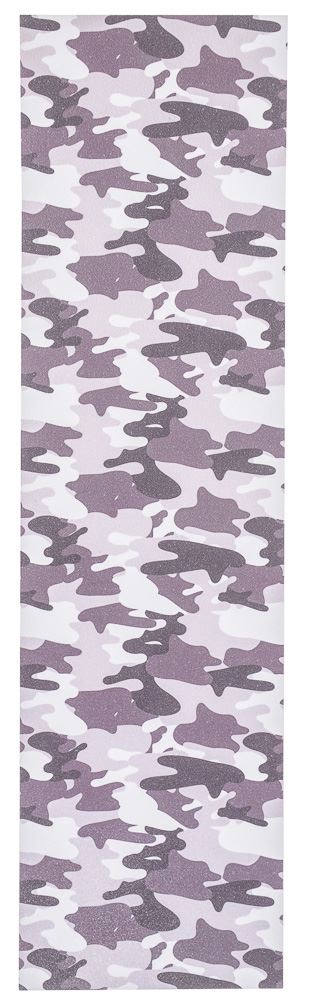 Venom Professional Grade Skateboard Griptape 9" x 33" - Camo - White/Grey