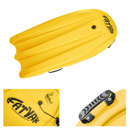 Hönö Bodyboard | Plastic Neutral | Yellow | Wave Ready