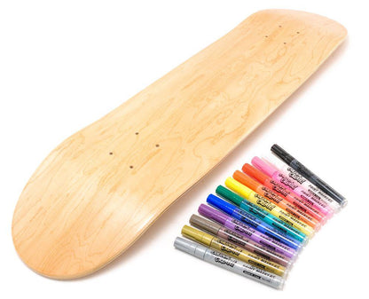 Venom Skateboards Deck & Colour Create Pens + Deck Wall Hanger