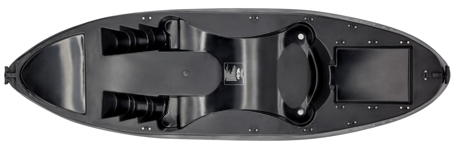 Surf Eco Kayak | 100% Ocean Plastic | Black | Agile & Fun