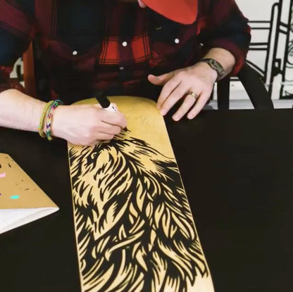 Venom Skateboards Deck & Colour Create Pens + Deck Wall Hanger