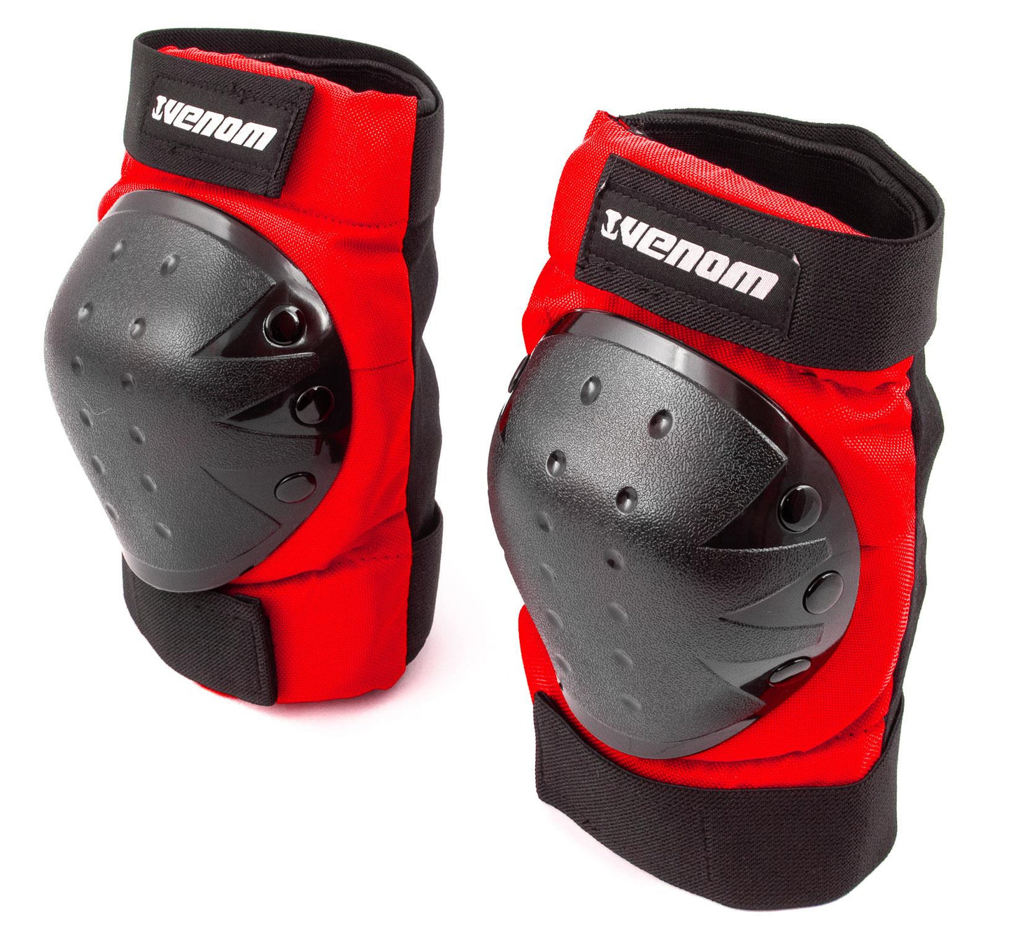 Venom Triple Knee/Elbow/Wrist Pad Set - Red Black