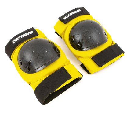 Venom Triple Knee/Elbow/Wrist Pad Set - Yellow Black