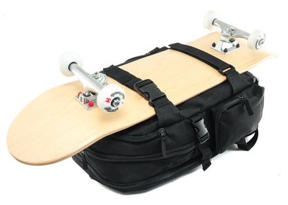 Venom Skateboards PRO Backpack with Skate Carrier - Black