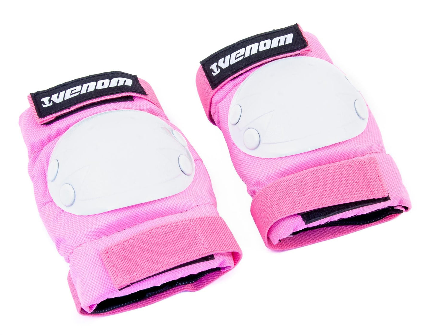 Venom Triple Knee/Elbow/Wrist Pad Set - Pink White