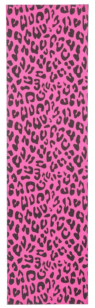 Venom Professional Grade Skateboard Griptape 9" x 33" - Leopard - Neon Pink