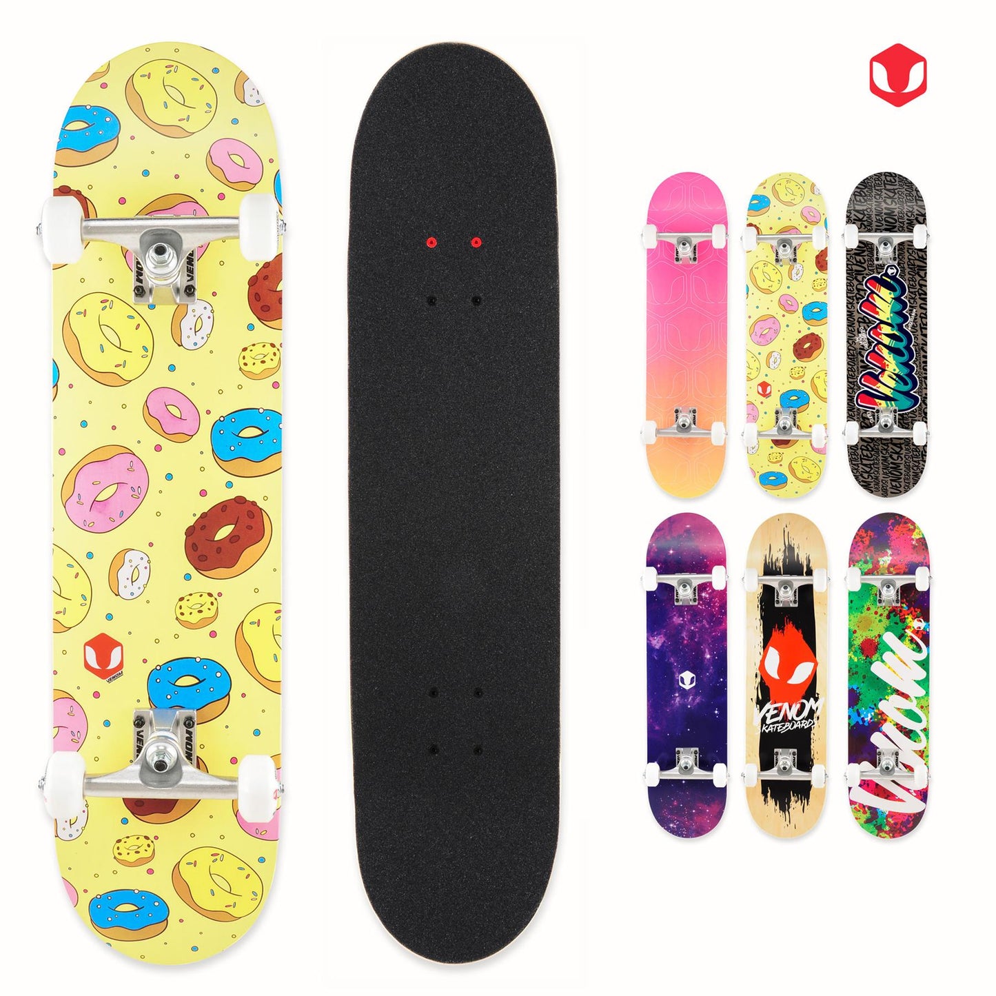 Venom Core Complete Skateboard - Doughnuts - 7.75"