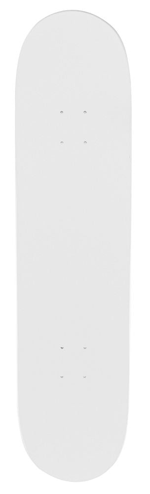 Venom Blank Skateboard Deck - Matt White - 8.0"
