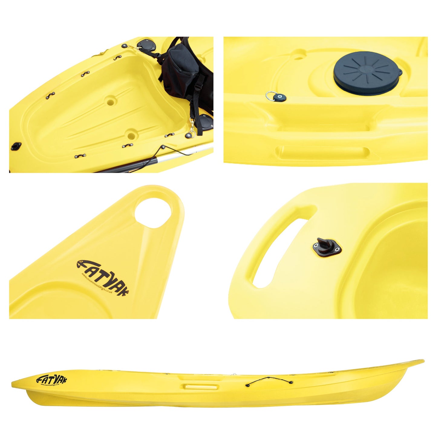 Mahee Tandem Kayak | Plastic Neutral | Yellow | Stable & Durable