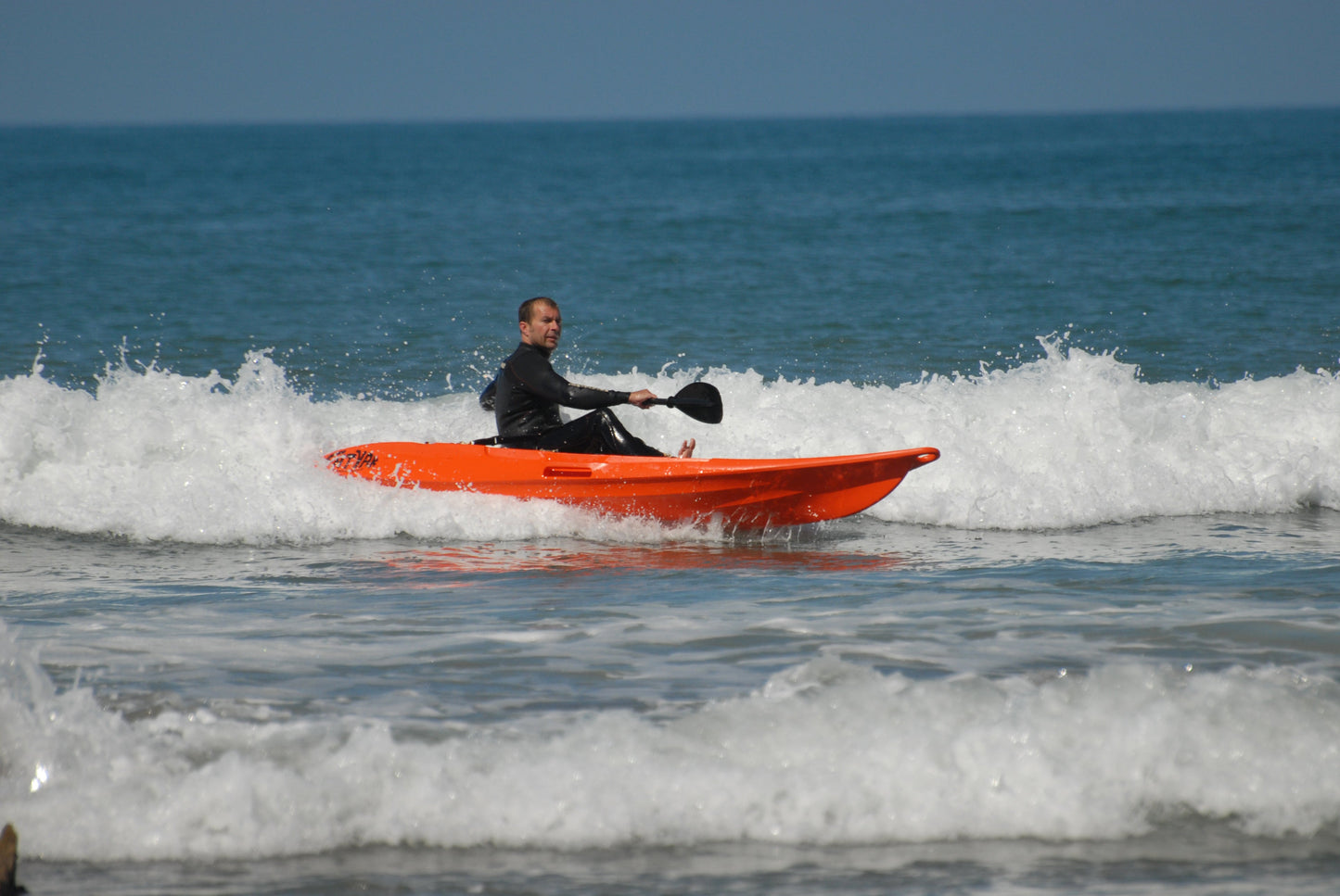 Kaafu Solo Fishing Kayak | Plastic Neutral | Orange | Complete Package