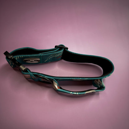 Lazy Sloth Tactical Dog Collar with Handle – Durable & Stylish for Large Dogs