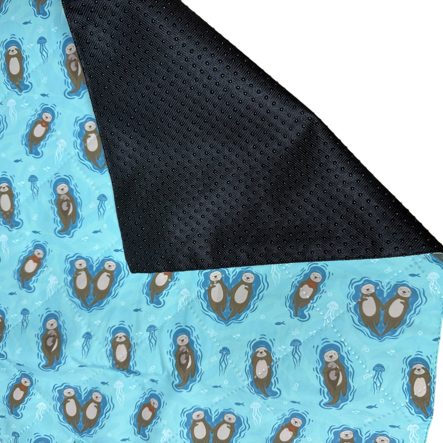 Otterly Lovely Dog Settle Mat - The Perfect Travel Mat for Your Dog! 🦦💙