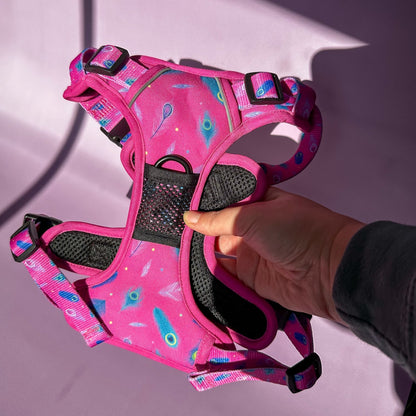 Peacock Power No Pull Tactical Dog Harness