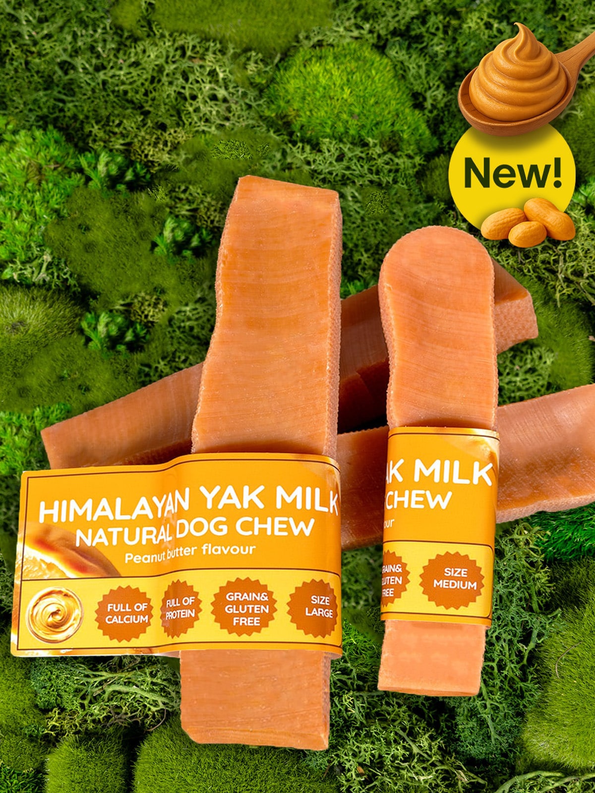 Peanut Butter Yak Dog Chew