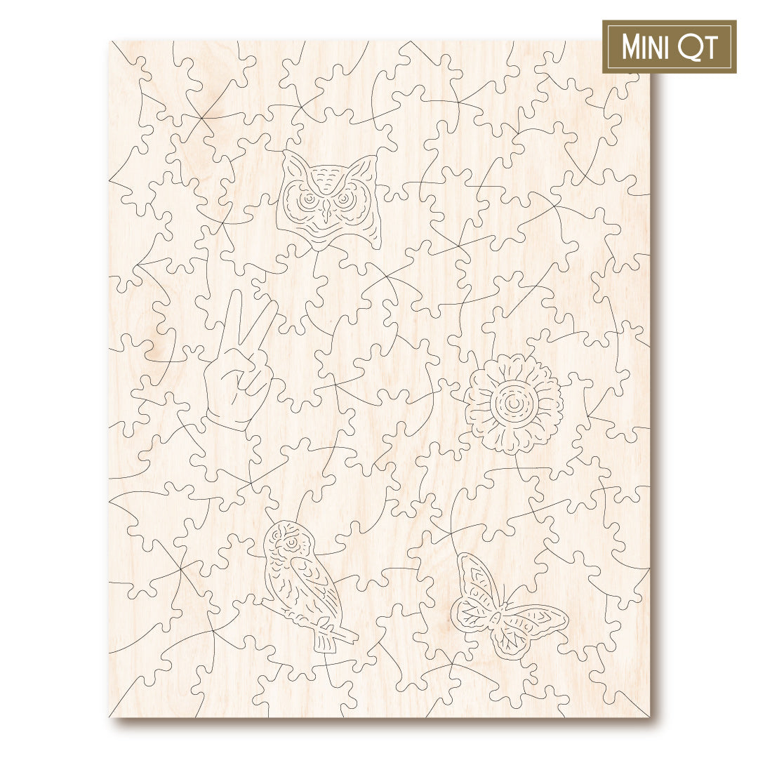 Owls In Bloom MINI QT