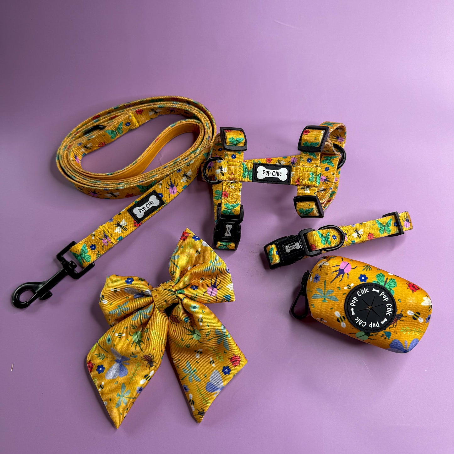 Summer Buzzin’ puppy XXXS strap harness