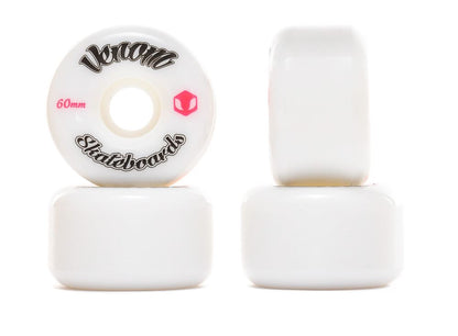 Venom Logo White Skateboard Wheels 50-60mm