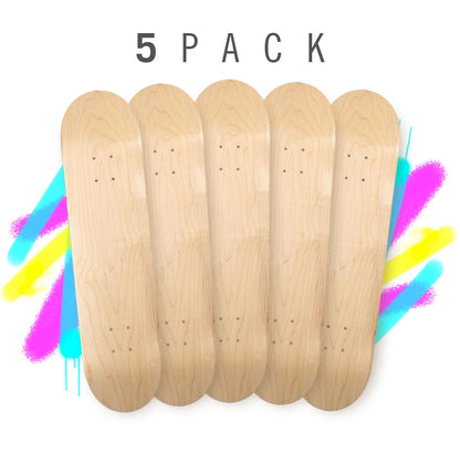 Venom Skateboard Art Unvarnished Deck Pack 8.0"