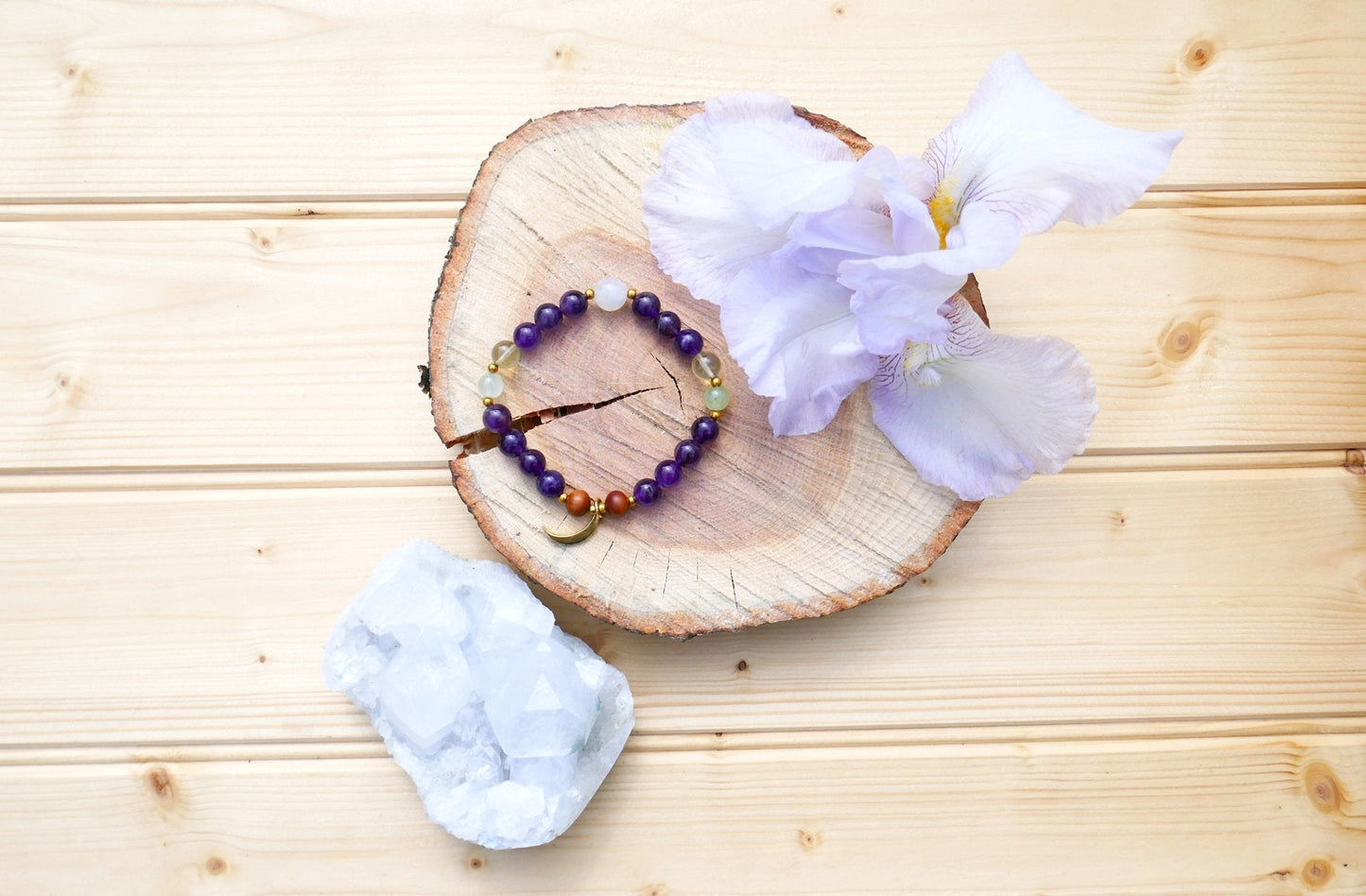 Amethyst Mala Bracelet