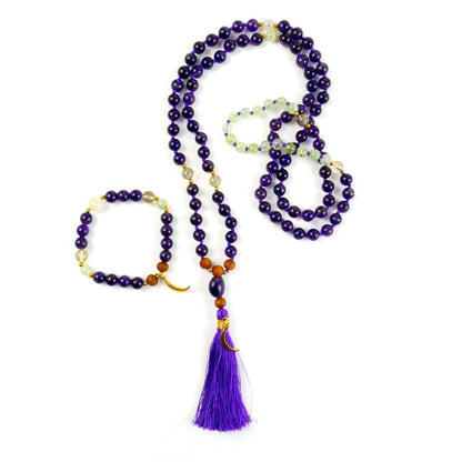 Amethyst Mala Set
