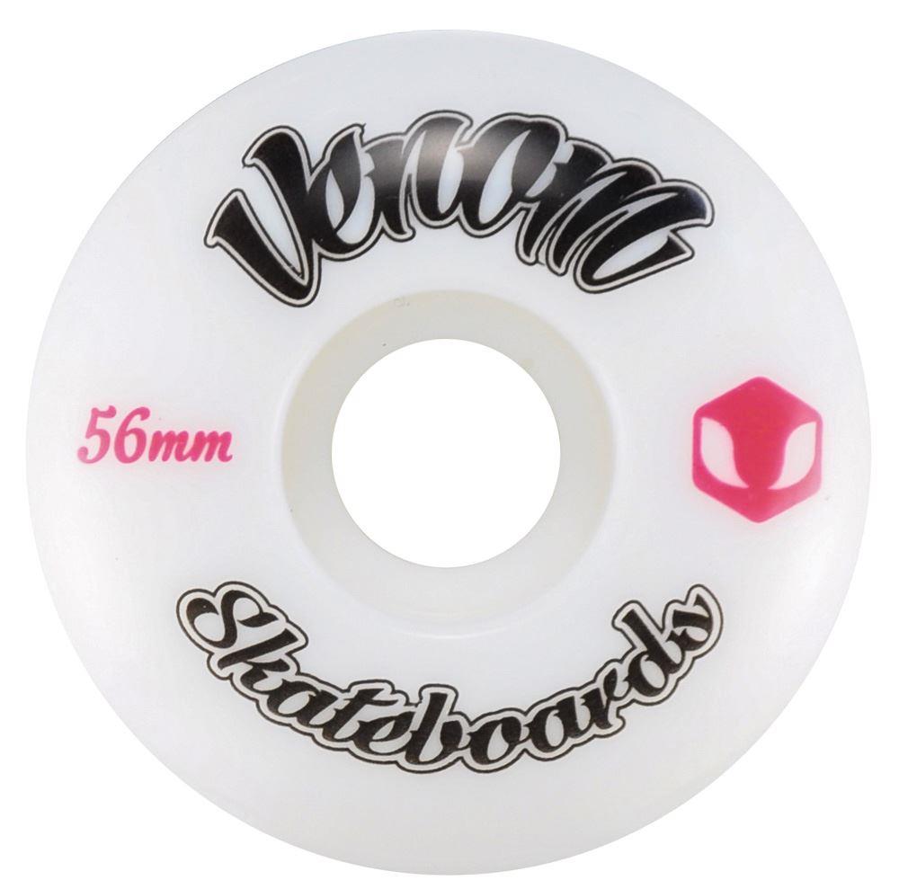 Venom Logo White Skateboard Wheels 50-60mm