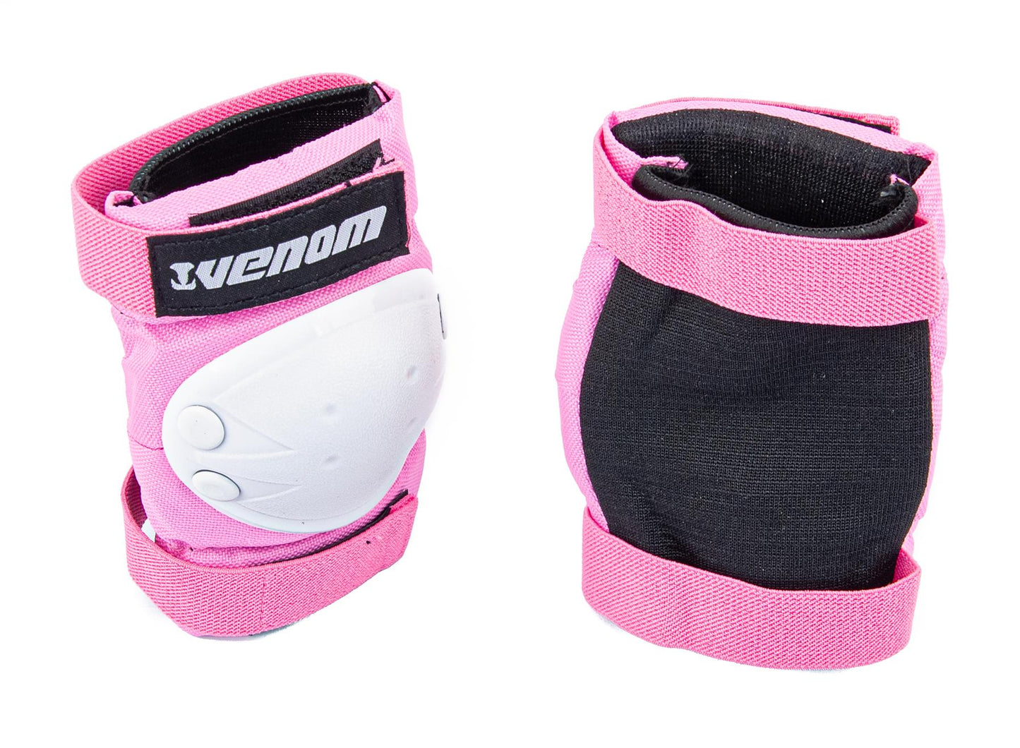 Venom Triple Knee/Elbow/Wrist Pad Set - Pink White