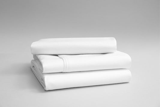 Basics Flat Sheet Luxurious Cotton Rich Super Soft Bedding in Multiple Sizes and Colours for Ultimate Comfort by OLIVIA ROCCO