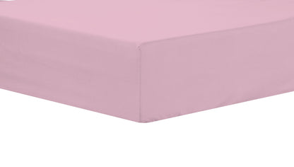 Basics Super Soft Durable Fitted Sheet High-Quality Indus Valley Cotton Linen Elasticated for Perfect Fit Multiple Sizes and Colours OEKO-TEX Certified Bedding by OLIVIA ROCCO