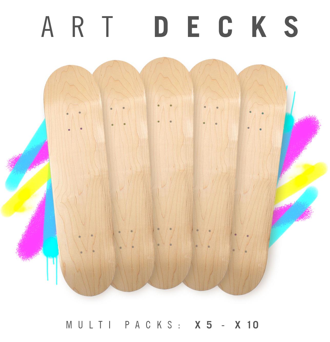 Venom Skateboard Art Unvarnished Deck Pack 8.0"