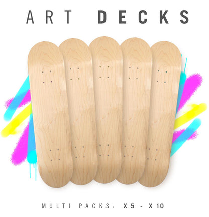 Venom Skateboard Art Unvarnished Deck Pack 8.0"