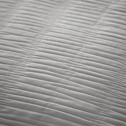 Belgravia Grey Microfibre Duvet Cover Set with Pillowcases Soft Easy Care Modern Quilt Bedding Bed Linen Set by OLIVIA ROCCO