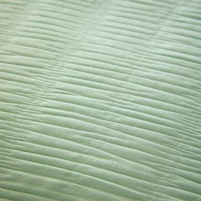 Belgravia Sage Green Microfibre Duvet Cover Set with Pillowcases Soft Easy Care Modern Quilt Bedding Bed Linen Set by OLIVIA ROCCO