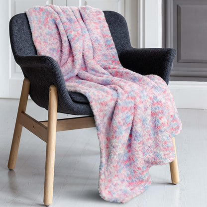 Colourful Super Soft Kids Rainbow Blanket Large Thick Teddy Fleece Throw for Snuggling and Home Decor Ideal Gift for Birthdays and Holidays 130 x 180 cm by OLIVIA ROCCO